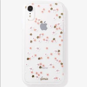 NWT Sonix iPhone Case Floral Pink & White Rhinestone - XR